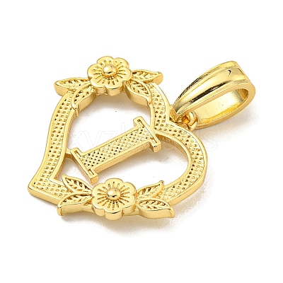 Heart Brass Pendants KK-I714-04G-I-1
