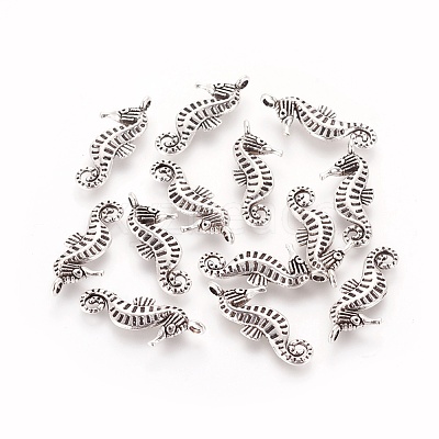Tibetan Style Alloy Charms TIBEP-A19239-AS-NR-1