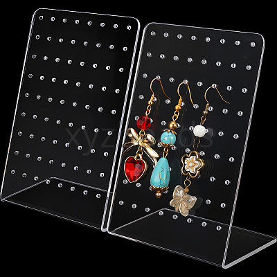 4Pcs Acrylic Earring Displays EDIS-SP0001-04C-1