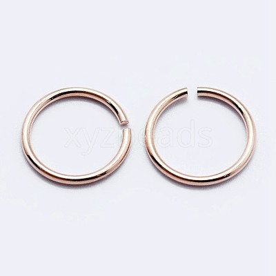 925 Sterling Silver Open Jump Rings LS-STER-F036-02RG-0.9x7mm-1
