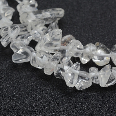 Natural Quartz Crystal Beads Strands X-G-P332-43-1