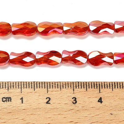Electroplate Glass Beads Strands EGLA-P066-01A-AB09-1