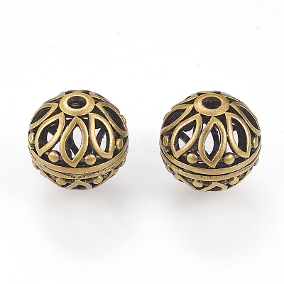 Brass Beads KK-K176-22AB-01-1