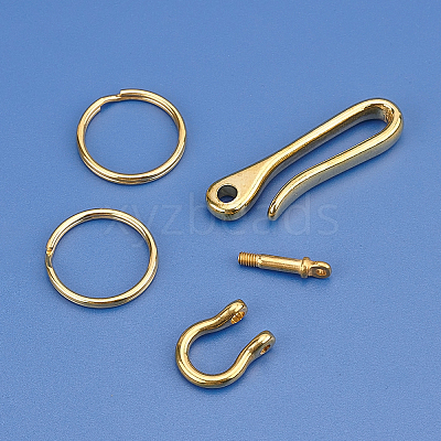 Brass Swiveling U-Hook KK-PH0001-42G-1