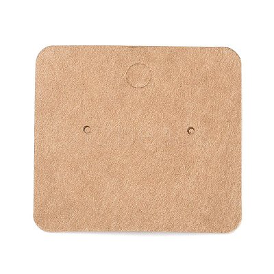 Blank Kraft Paper Earring Display Cards X1-CDIS-G005-05-1
