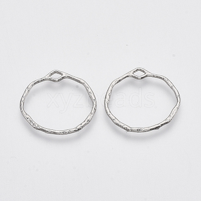 Alloy Open Back Bezel Pendants LS-X-PALLOY-S121-82C-P-1