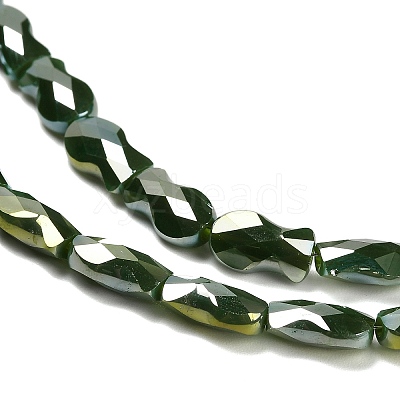 Electroplate Glass Beads Strands EGLA-P066-01A-AB02-1