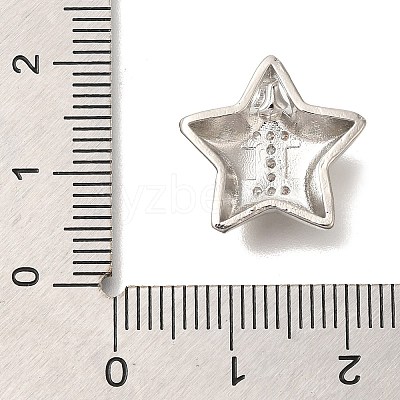 Rack Plating Brass Micro Pave Cubic Zirconia Pendants KK-I722-05P-I-1