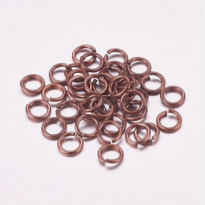 Brass Saw Cut Saw Cut Open Jump Rings KK-M165-5mm-03R-RS-1