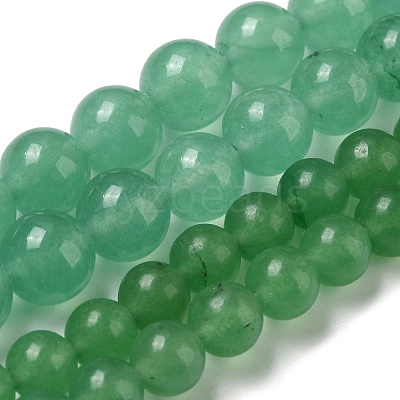4Strands 2 Styles Natural White Jade Beads Strands G-NB0003-67-1