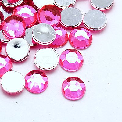Imitation Taiwan Acrylic Rhinestone Cabochons GACR-A002-2mm-27-1