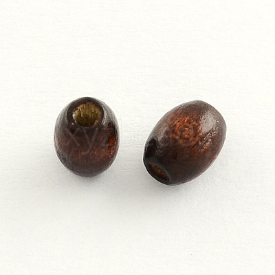 Dyed Natural Wood Beads WOOD-Q003-15x7mm-01-LF-1