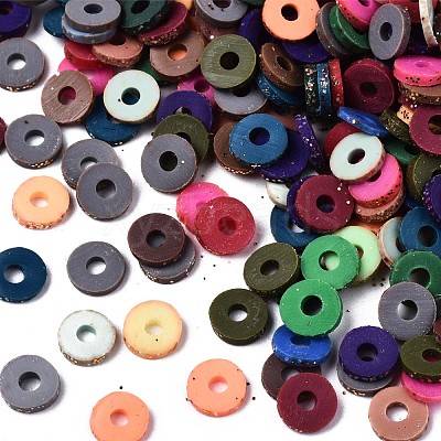Handmade Polymer Clay Beads Spacers CLAY-T018-05C-1