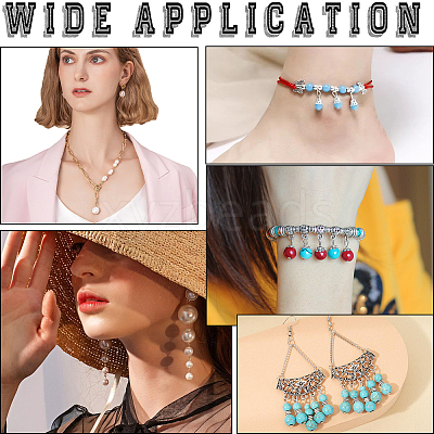 600Pcs 2 Colors Jewelry Findings KK-SP0001-72A-1