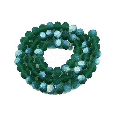 Transparent Glass Beads Strands EGLA-A044-T8mm-MB18-1