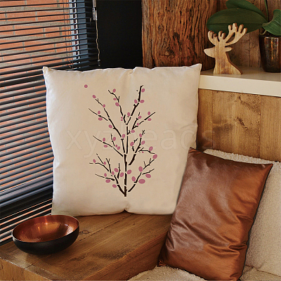 2Pcs 2 Styles PET Hollow Out Drawing Painting Stencils DIY-WH0394-0322-1