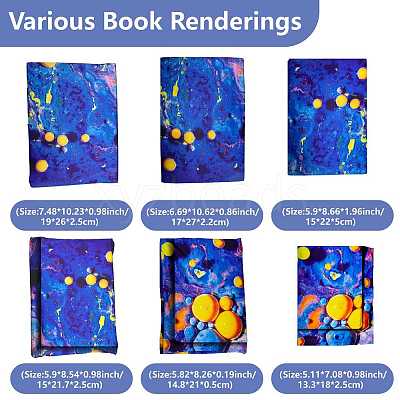 Polyester Book Covers OFST-WH0009-029-1