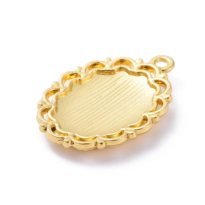 Alloy Pendant Cabochon Settings X-PALLOY-E577-38G-1