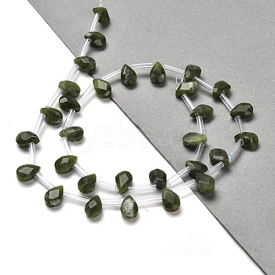 Natural Chinese Southern Jade Beads Strands G-Q167-A21-02-1