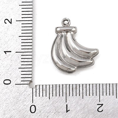 Fruit 304 Stainless Steel Pendants STAS-P418-03D-P-1