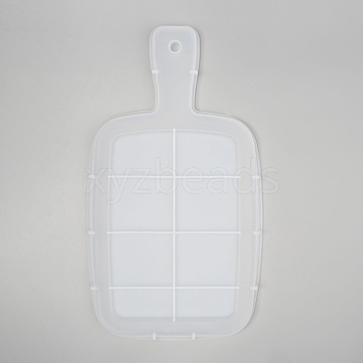 Rectangle Handle Dinner Plate Silicone Molds DIY-L021-59-1