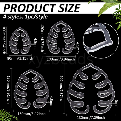 Acrylic Plant Supports FIND-WH0172-86A-1