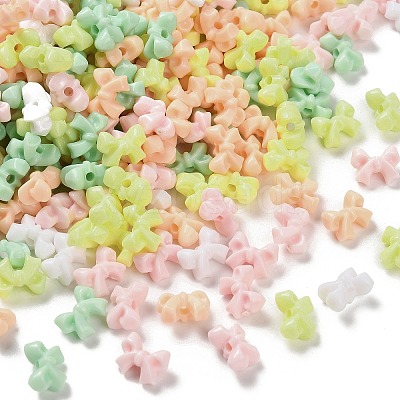 Opaque Acrylic Beads SACR-D009-01O-1