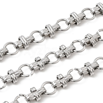 304 Stainless Steel Link Chains CHS-K024-12P-1