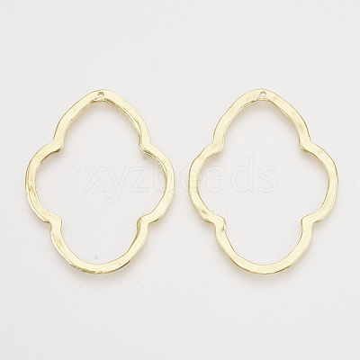 Alloy Open Back Bezel Pendants PALLOY-S121-192-1