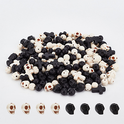 6 Strands 6 Styles Synthetic Turquoise Beads Strands TURQ-NB0001-21-1
