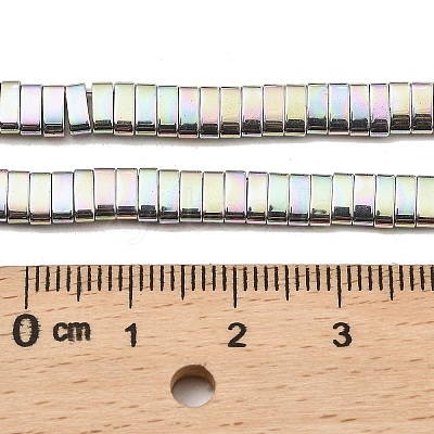 Electroplated Non-magnetic Synthetic Hematite Beads Strands G-G089-A02-13-1