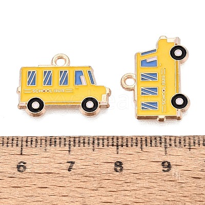 Alloy Enamel Pendants ENAM-Q004-01KCG-22-1