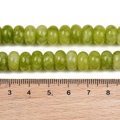 Dyed Natural White Jade Beads Strands G-G107-A40-01-1