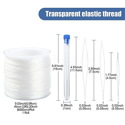 1Roll Flat Elastic Crystal String TOOL-YW0001-30-1