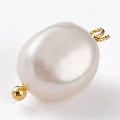 Natural Keshi Pearl Pendants PALLOY-JF00594-04-1