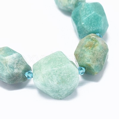 Natural Amazonite Beads Strands G-F632-46-1