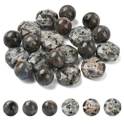 20Pcs 2 Styles Natural Fluorescent Syenite Rock(Glow under UV Light) Beads G-YW0002-81-1