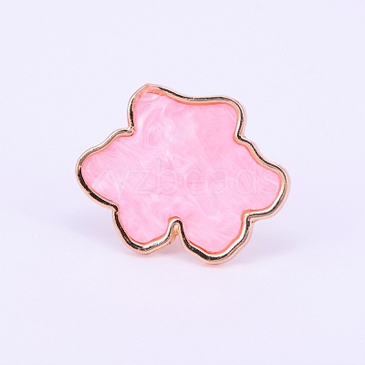 Adjustable Resin Palette Rings MRMJ-WH0060-74B-1
