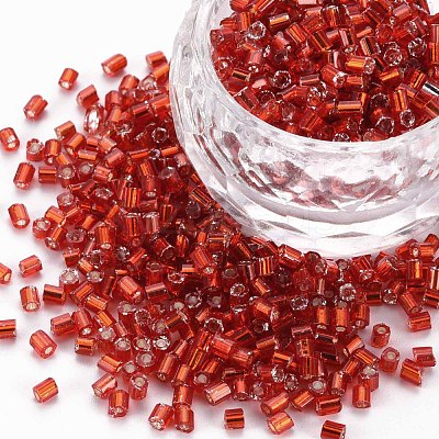 8/0 Glass Bugle Beads SEED-S032-07A-25-1