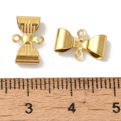 304 Stainless Steel Connector Charms STAS-P363-01G-1