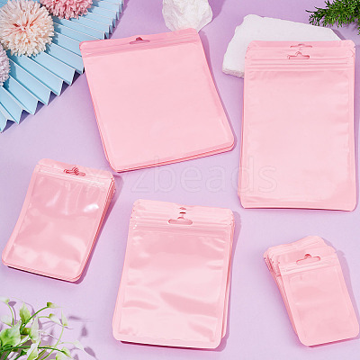 50Pcs 5 Styles Macaron Color Plastic Yin-yang Resealable Bags OPP-TADJ0001-03C-1