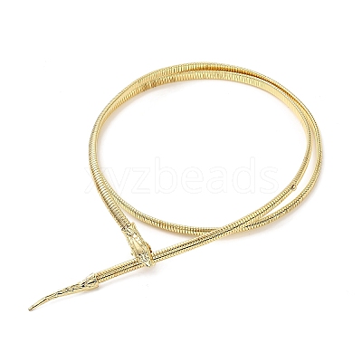 Alloy Snake Chain Belt NJEW-Q391-03G-1