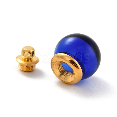 Glass Bottle Pendants LS-GLAA-K056-09A-G-1