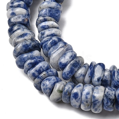 Natural Blue Spot Jasper Beads Strands G-A285-A10-01-1