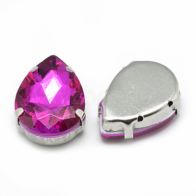 Sew on Rhinestone RGLA-T035-13x18mm-10-1