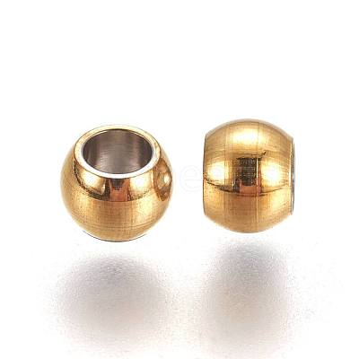 Ion Plating(IP) 304 Stainless Steel Spacer Beads STAS-L222-42B-G-1