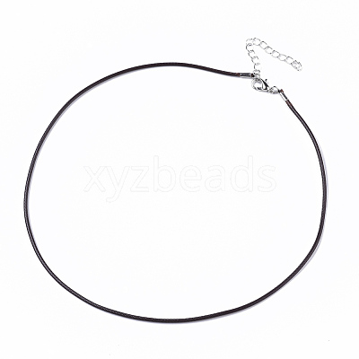 Waxed Cotton Cord Necklace Making X-MAK-S032-1.5mm-B02-1
