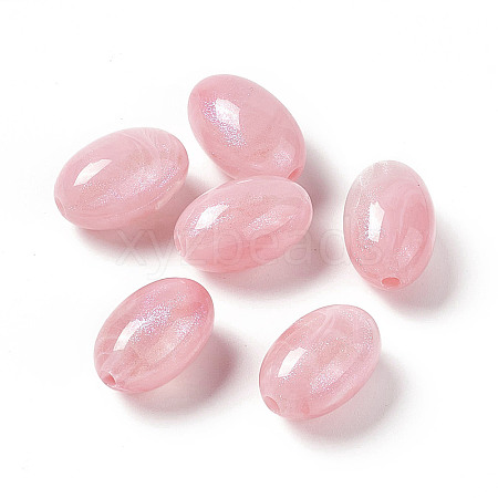 Opaque Acrylic Beads OACR-C008-05B-1