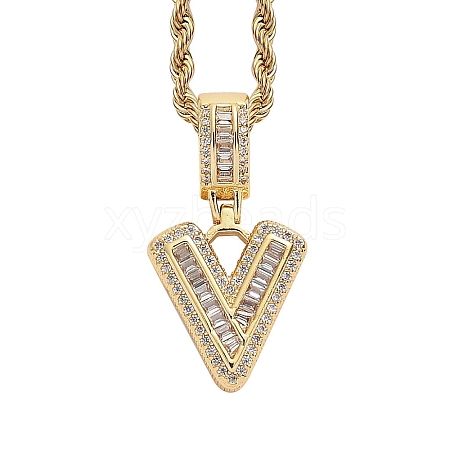 Brass Micro Pave Cubic Zirconia Pendants PW-WG3207D-43-1