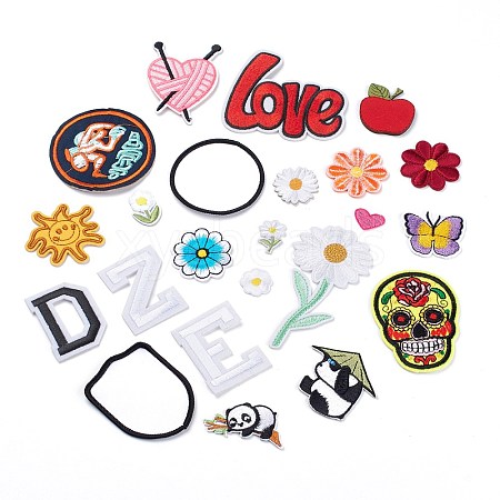 Embroidery Cloth Iron on/Sew on Patches DIY-XCP0001-85-1